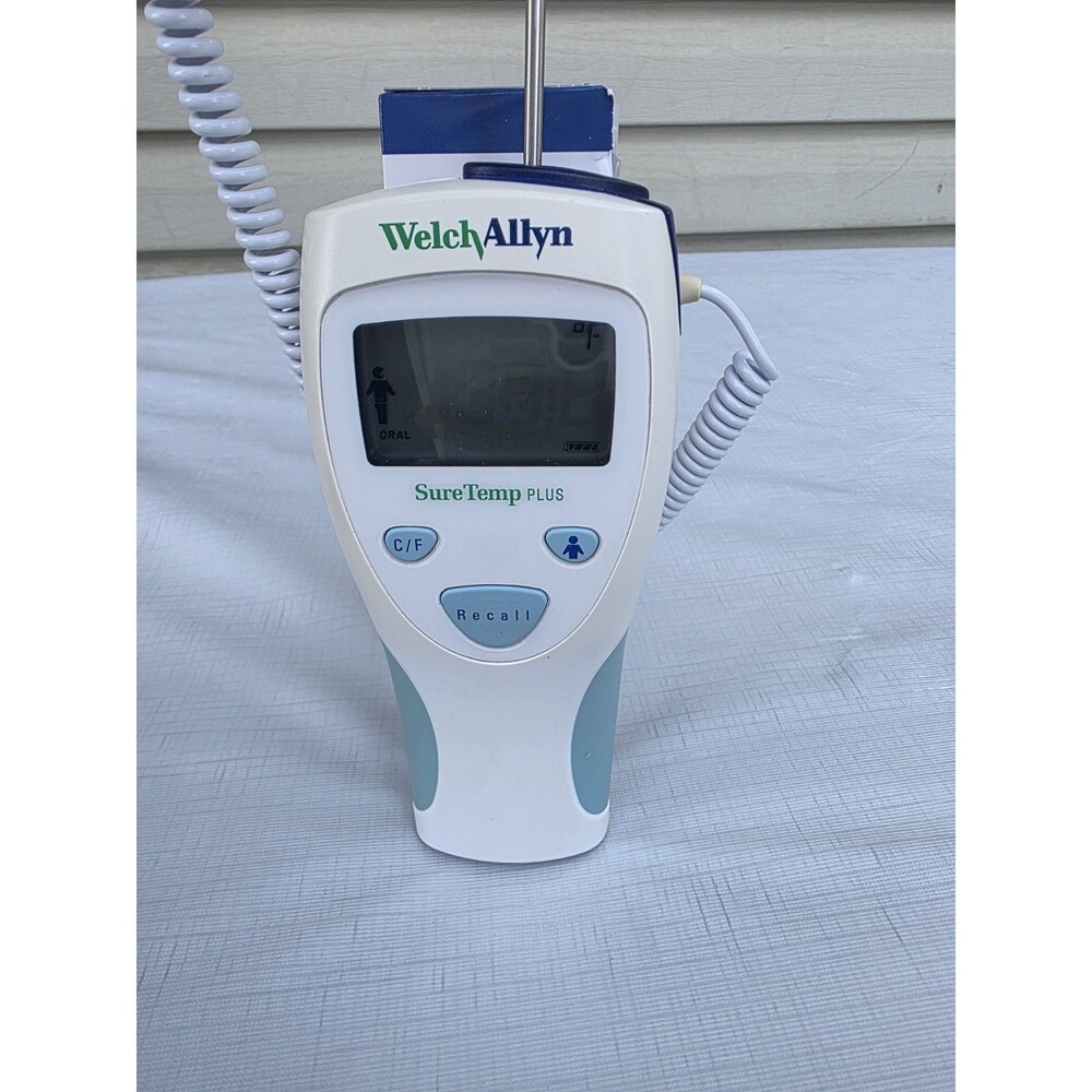 Welch Allyn SureTemp Plus 690, Oral Thermometer 4ft with Wall Mount #01690-400 - Picture 5 of 11